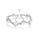 Glamorousky white Fashion and Elegant Geometric Imitation Pearl Bracelet with Cubic Zirconia 634E3AC169CDF1GS_2