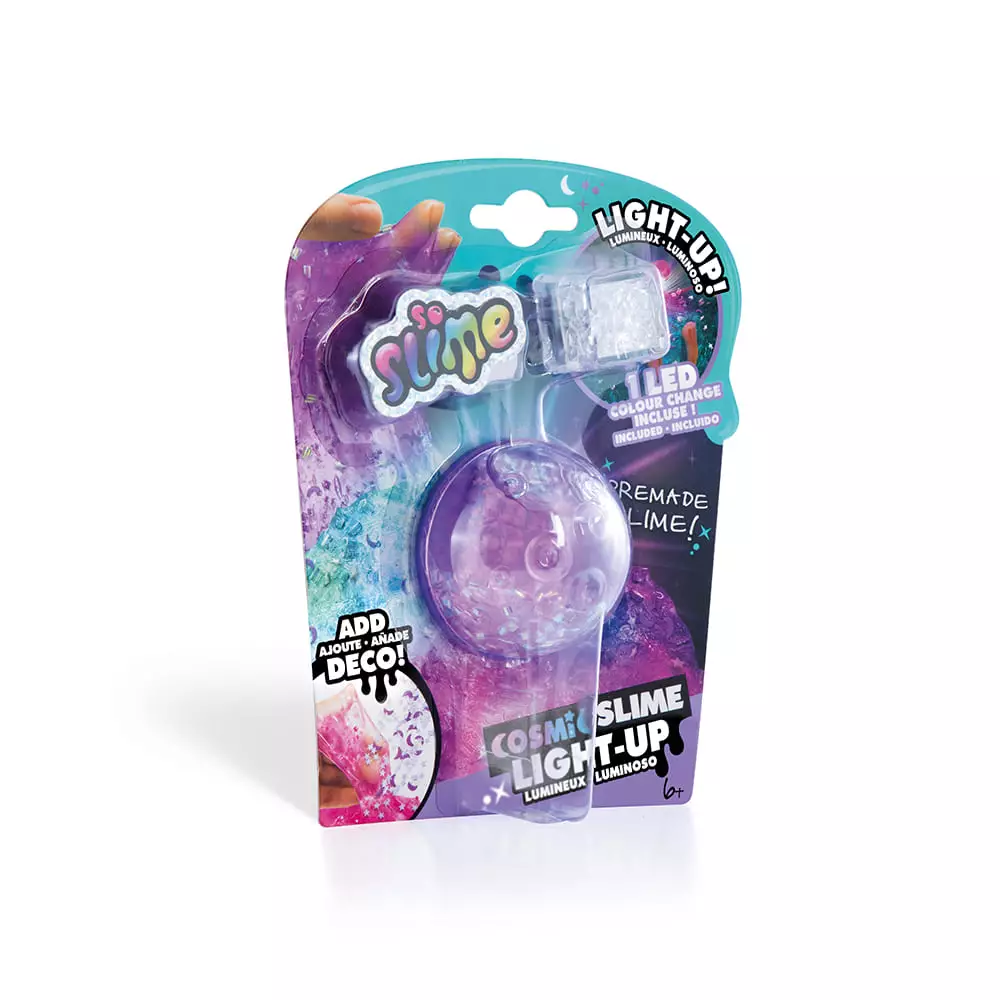Canal Toys  -  SO SLIME LIGHT UP PURPLE - COSMIC CRUNCH 1 PACK  - Mainan Anak