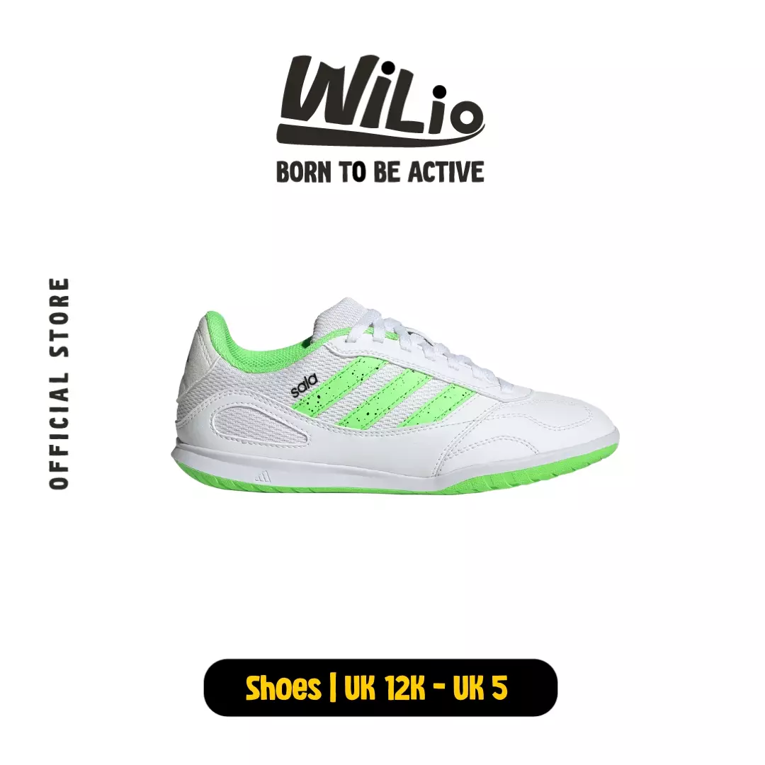 ADIDAS Super Sala Competition 3 Indoor J JR5402 - Sepatu Futsal Anak (Putih)