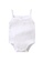 AKARANA BABY white Spaghetti Strap Bodysuit Baby Romper - White C2210KA081EA13GS_1