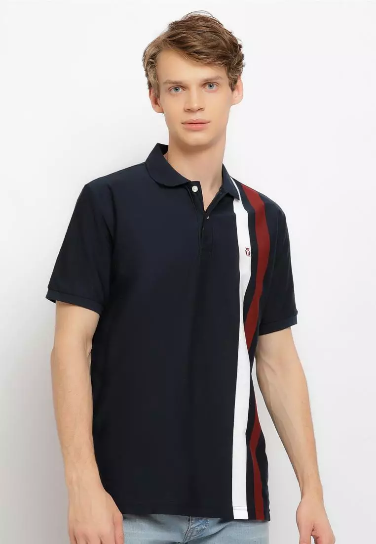 MATSUDA Kaos Polo Shirt Pria Kerah Chiyoda