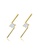 MATCH gold Premium S925 Sparkling Golden Earring DF163ACAADA19AGS_1