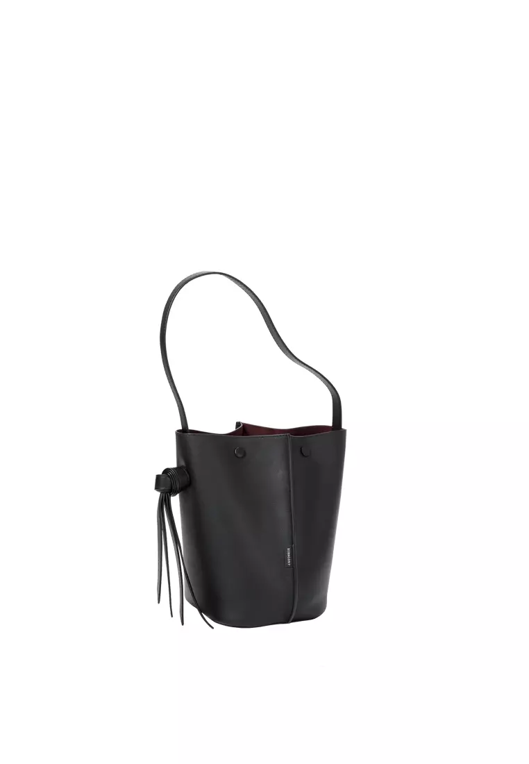 ORUKAMI Knot Bucket Bag Small - Black