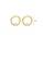 Glamorousky white Fashion Temperament Plated Gold 316L Stainless Steel Hollow Circle Imitation Pearl Stud Earrings F6E04AC7E38797GS_2
