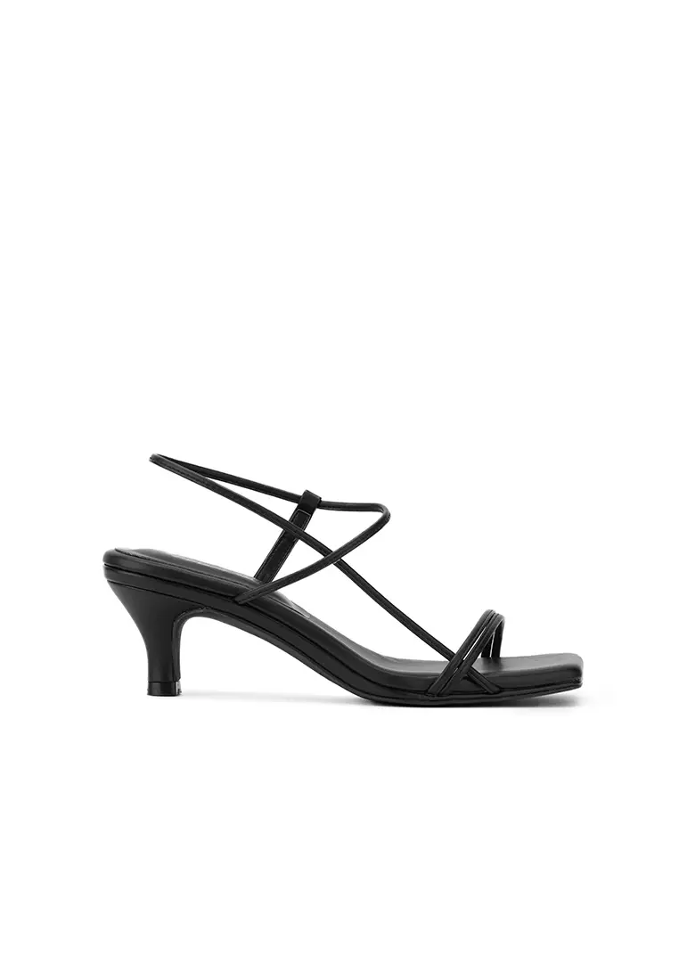 STRAPPY COMFORT INSOLE HEEL SANDAL 方頭後踝帶涼鞋