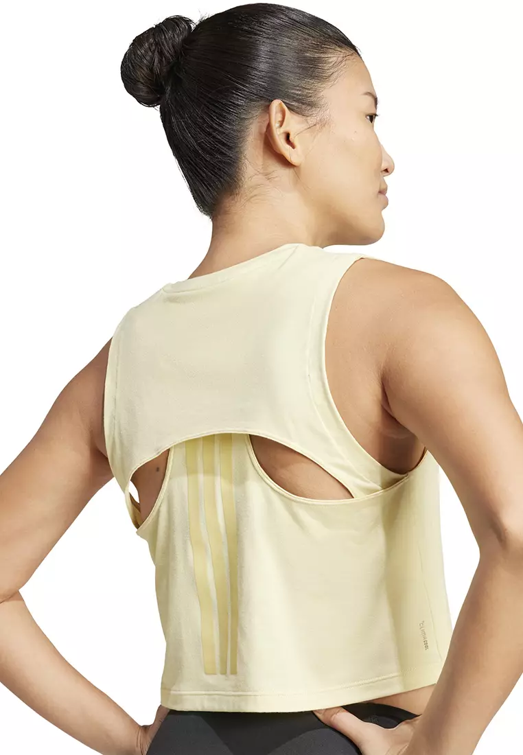 Buy ADIDAS Power 3-Stripes Boxy Tank Top 2025 Online | ZALORA