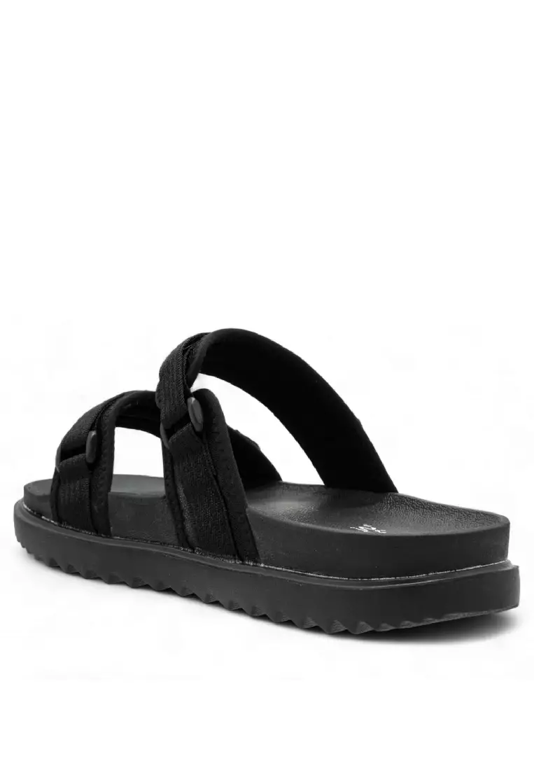 Men Slip On Faux Leather Classic Casual Sandals - 240441248
