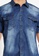FIDELIO blue Western Washed Denim Shirt 1158AAAA225230GS_3