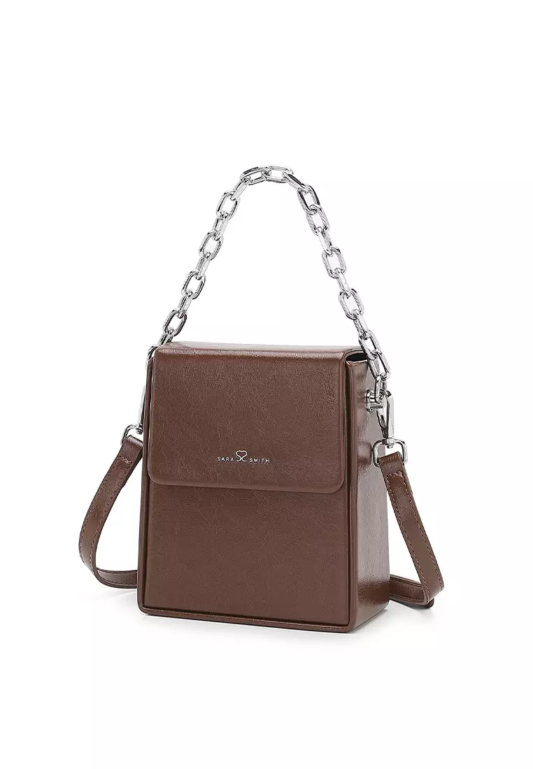Women's Sling Bag / Crossbody Bag / Shoulder Bag - Dark Brown
