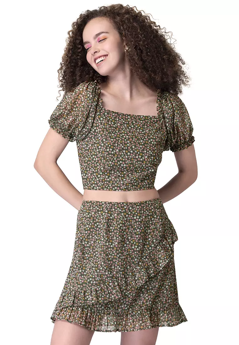 Caprese Smocked Latkan Co-ord