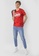 Cheetah red Cheetah CNY Short Sleeve T-Shirt With Print - 98280 2A33BAAD4BAB5BGS_2