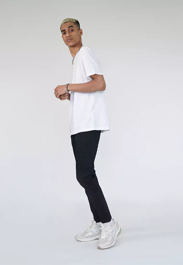 CELCIUS Kaos Basic Lengan Pendek LIN001297C Putih