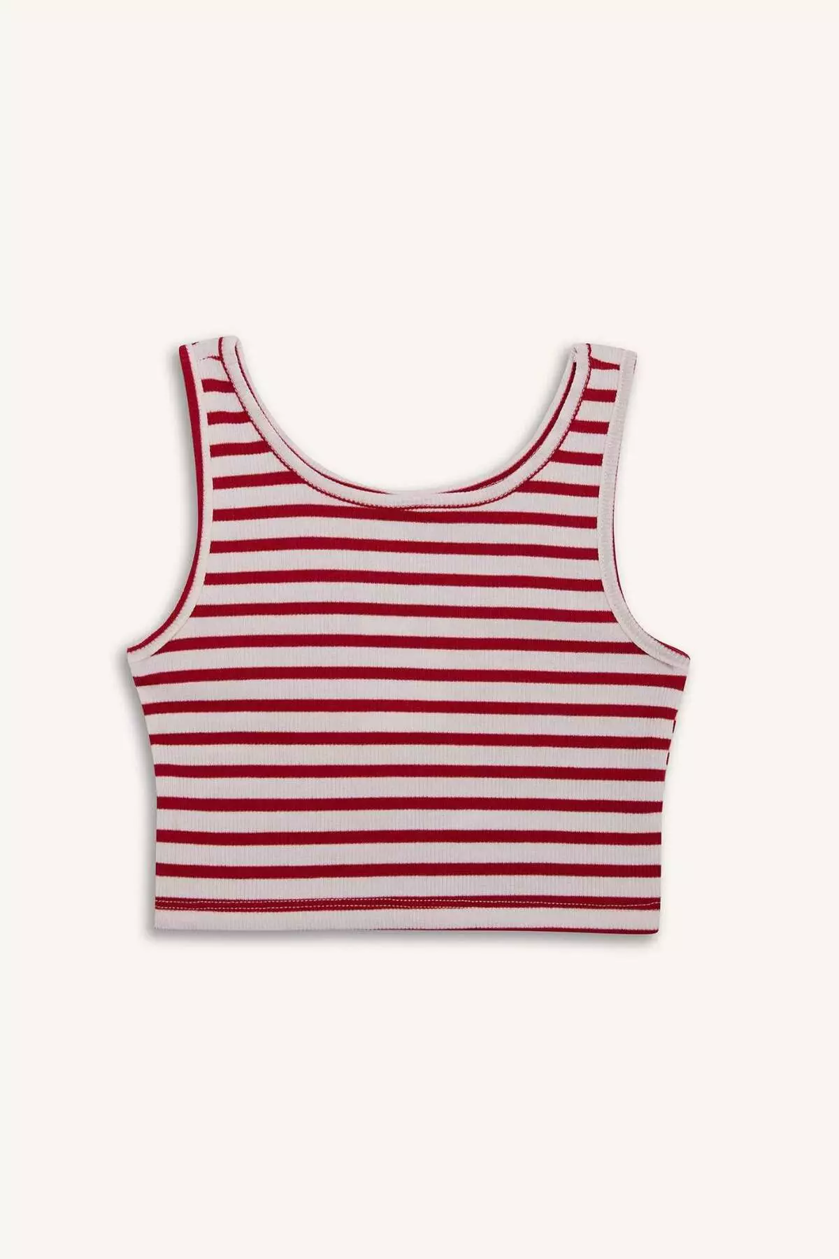 Girl's Crew Neck Striped Undershirt Z7814A625Hs