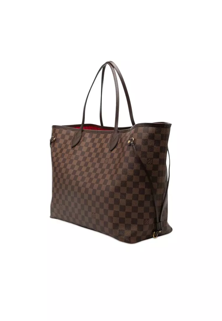 Pre-Loved Louis Vuitton Damier Ebene Neverfull Gm