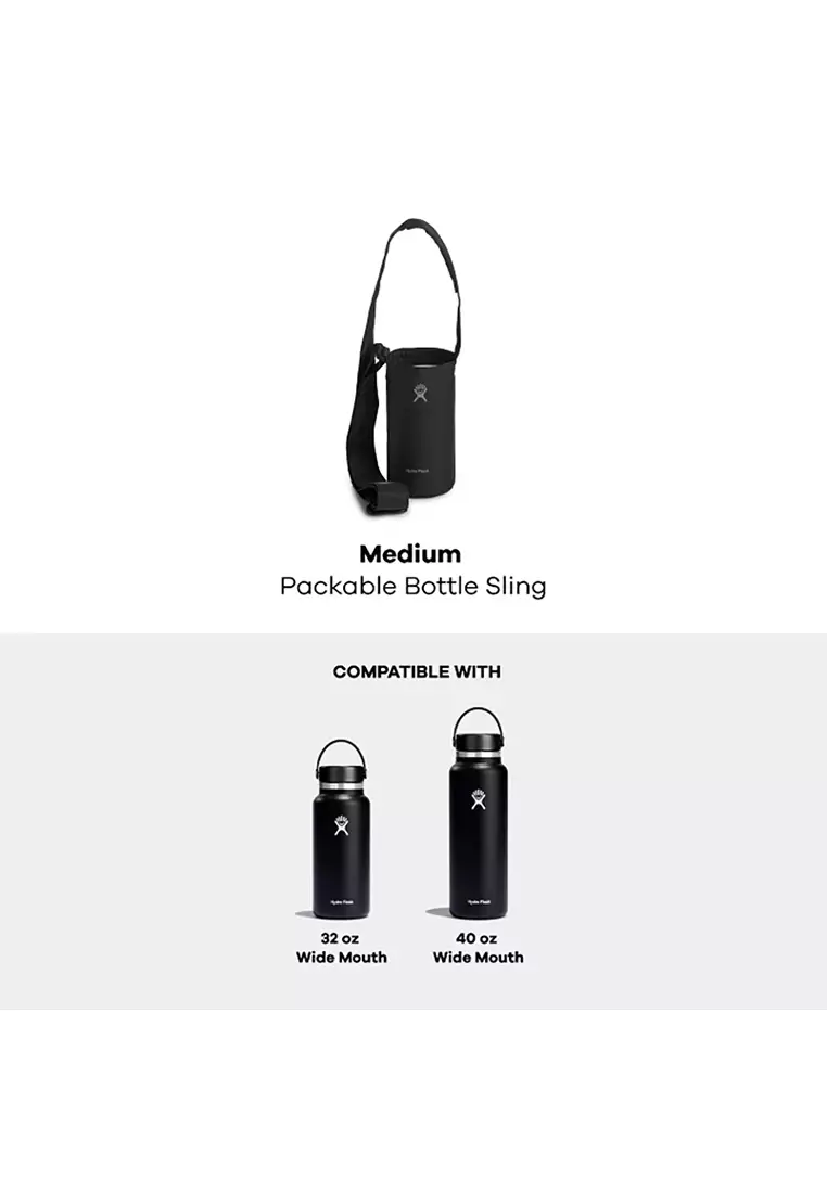 Packable Bottle Sling Black M