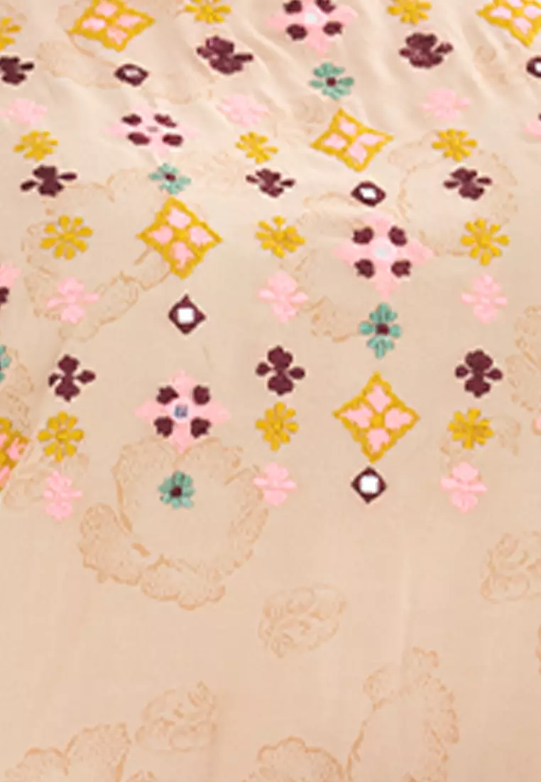 Le Reve 手工制作的镜子装饰 Salwar Kameez