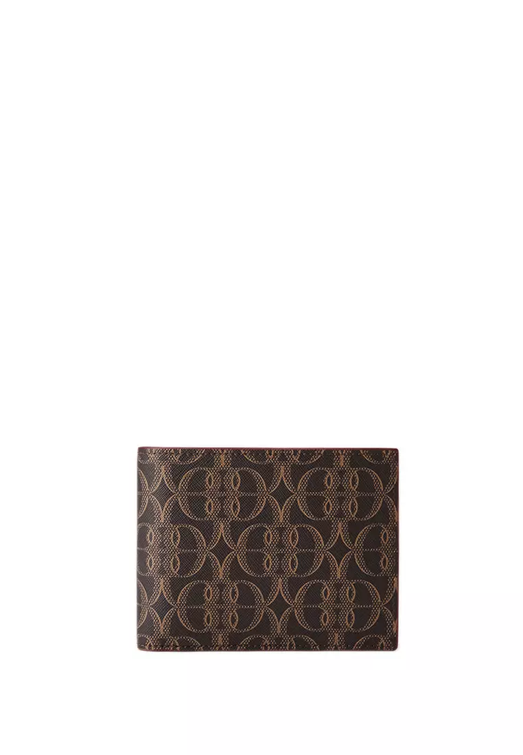 Buy BONIA Bonia Men La Luna Monogram Centre Flap Cards Wallet 2024