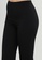 TOPSHOP black Ribbed Flared Trousers 74B87AA6936068GS_2