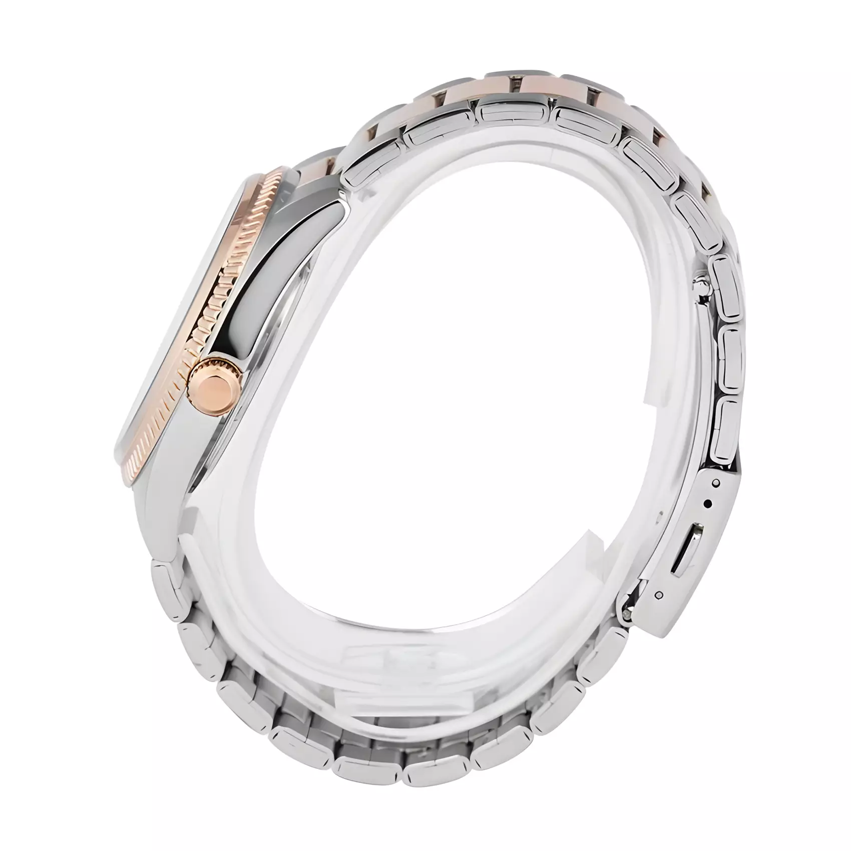 Alba Prestige - Jam Tangan Analog Pria - Silver  Rose Gold - All Stainless Steel - AS9S62X1