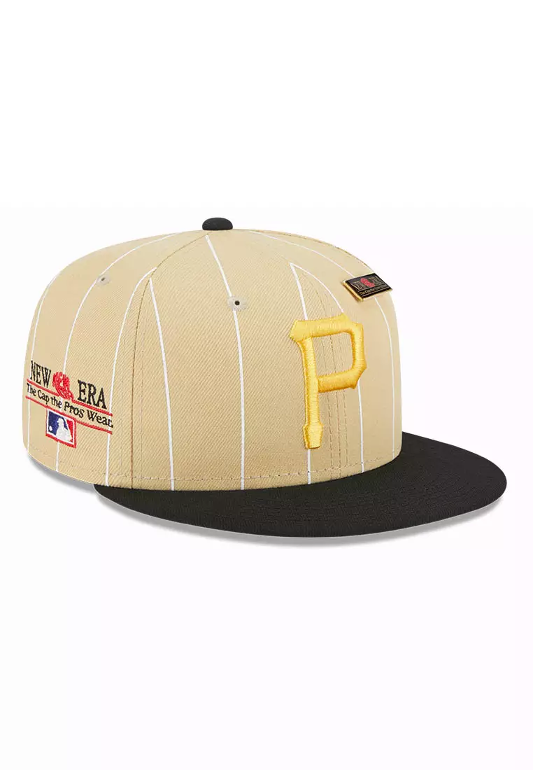 New Era 59FIFTY Retro On-Field Pittsburgh Pirates Hat - Black, Gold Black/Gold / 7 3/4