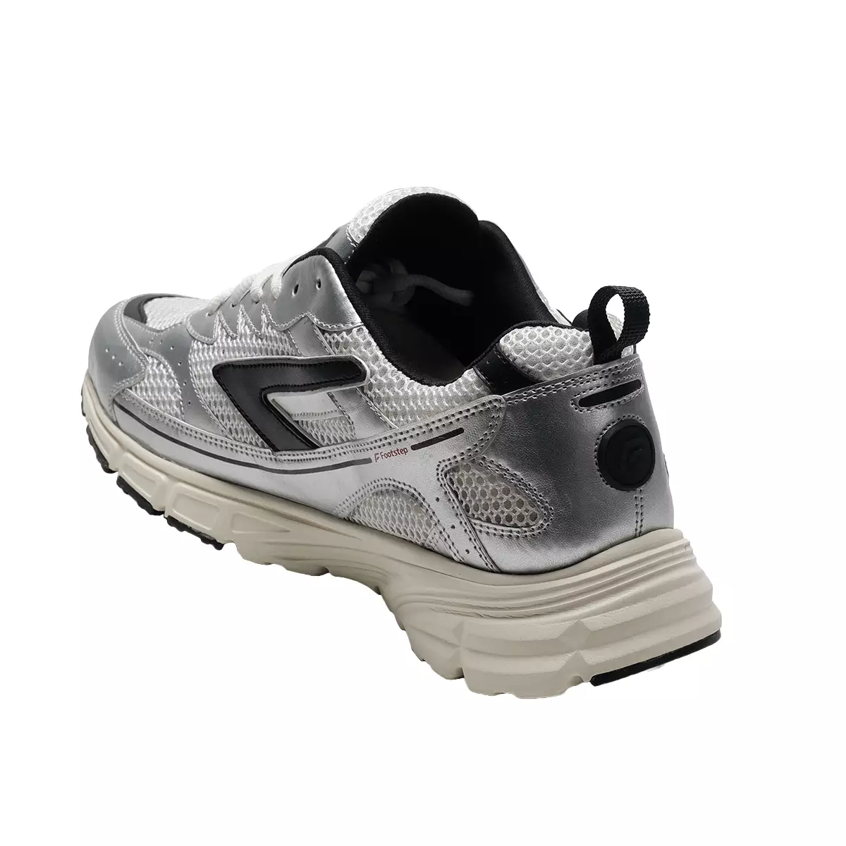 Footstep Footwear Sepatu Pria Sneakers Fletcher Silver Snow Original Shoes