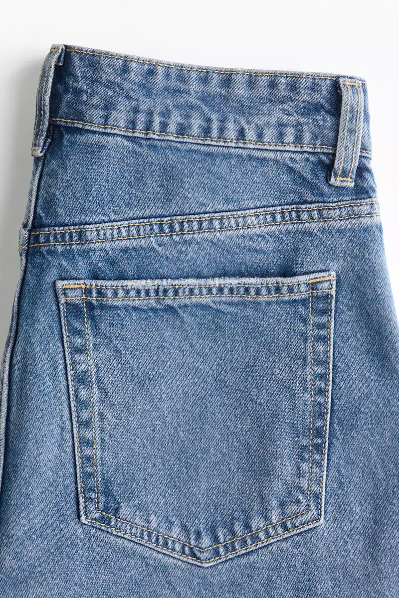 Mom Slim Fit High Waist Ankle Jeans