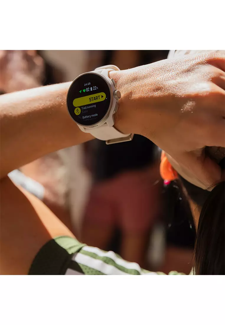 SUUNTO RACE S - Jam Tangan Smartwatch Pria - Amoled Gravel Gray Silicone Strap - SS051093000