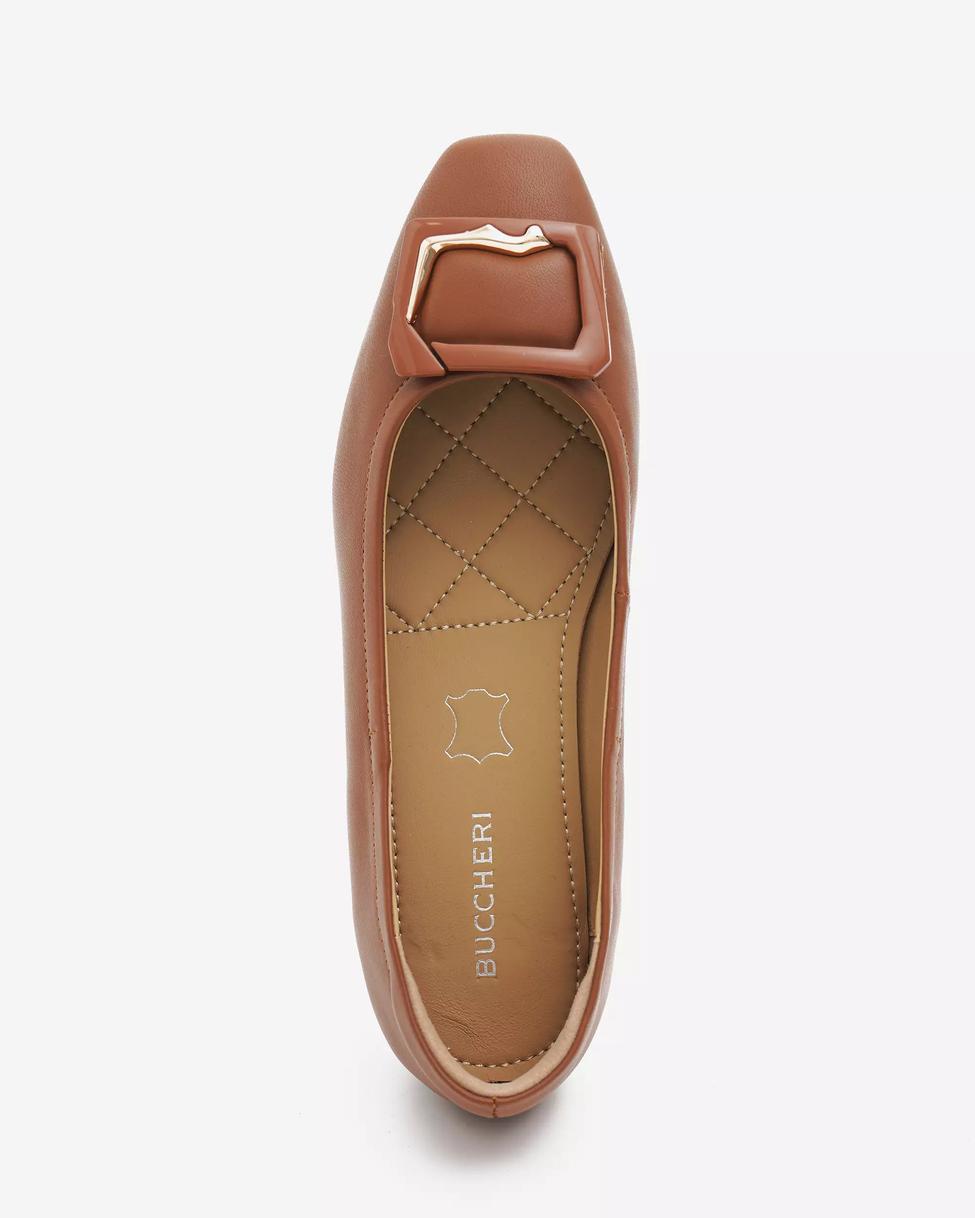 Buccheri Violetta Flats Women Tan
