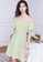 HAPPY FRIDAYS green Romantic Floral Print Off Shoulder Dress JW VY-WLY3003 22371AAAF6EC02GS_2