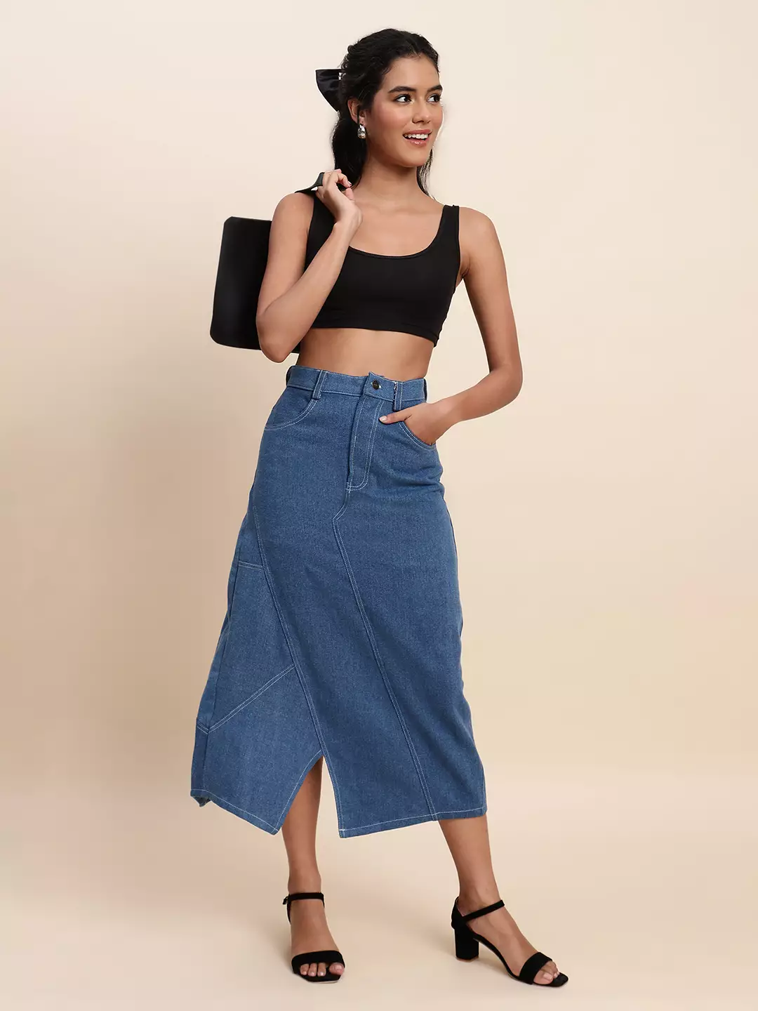 Chanira June Skirt-Blue
