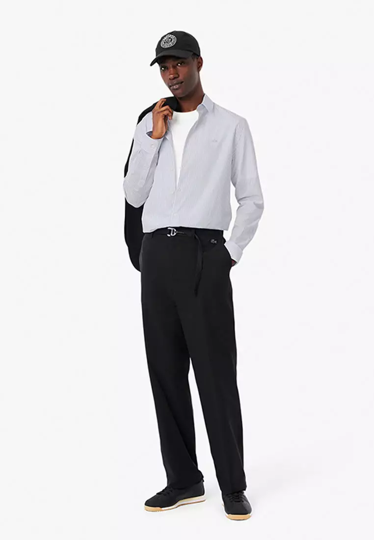 Regular Fit Striped Poplin Shirt