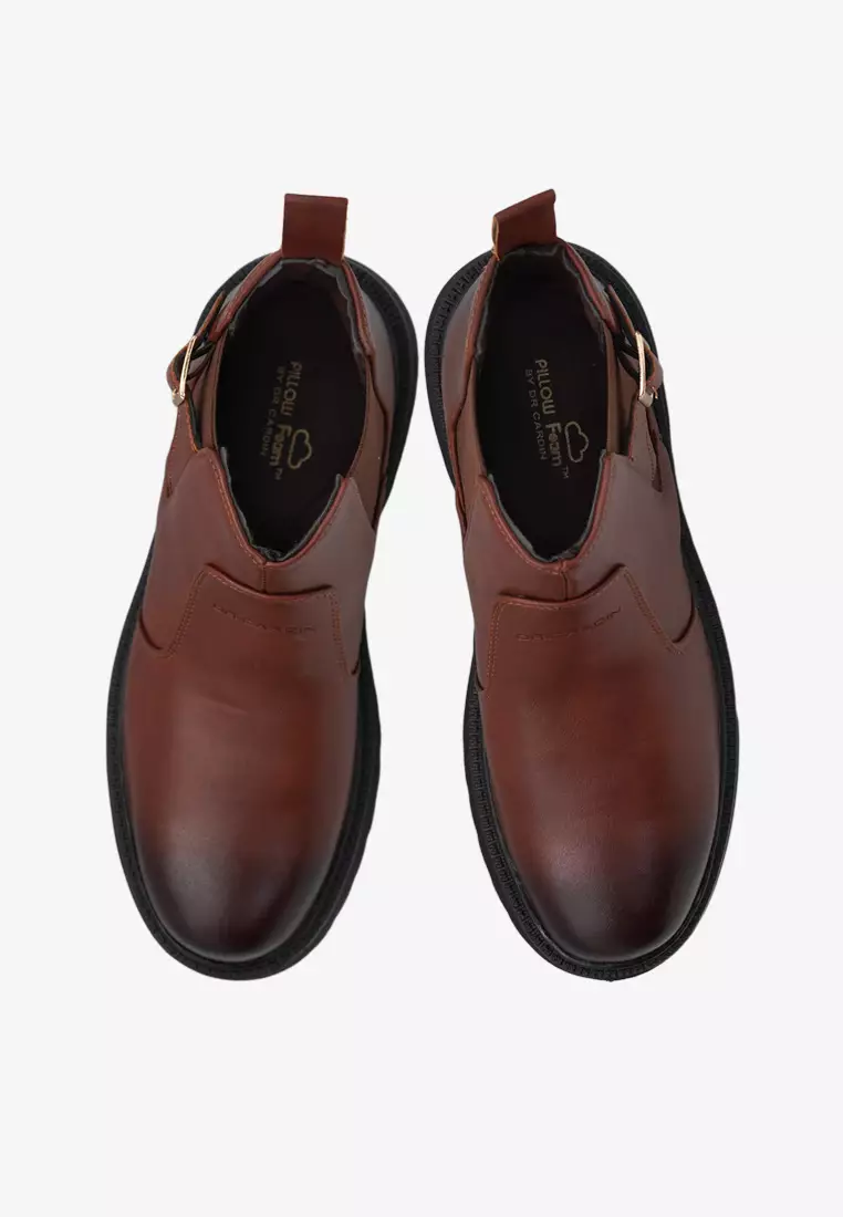 Dr Cardin Men Pillow Foam Faux Leather  Chelsea Boot Shoe TBP-6855