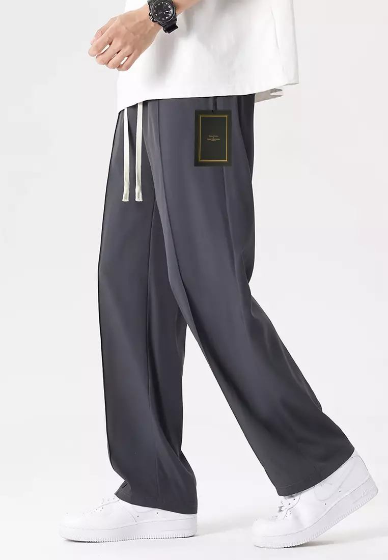 Thin Ice Silk Feeling Straight Pants AC-CK162