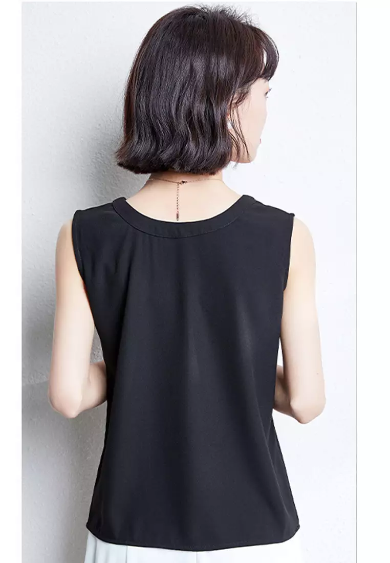 Western sleeveless tops hot sale