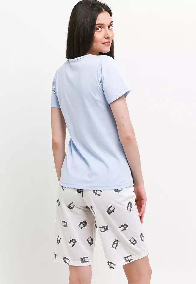 Pyjama Short Sleeve Short Pants Pants Sleepwear