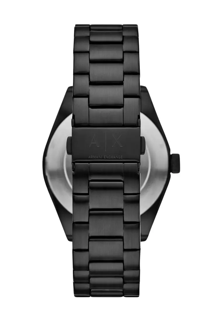 Armani Exchange Men's Analog Watch ( AX1422 ) - Quartz, Black Case, Round Dial, 20 MM Black Stainless Steel Band