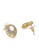 estele gold Estele Gold Plated CZ Round Stud Earrings for Women 9833EACC99CE50GS_3