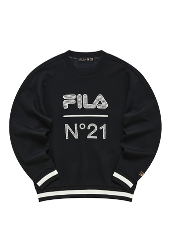 FILA FILA FUSION x N°21 Unisex Embroidered Logo Sweatshirt 69D0BAAC6075DAGS_1