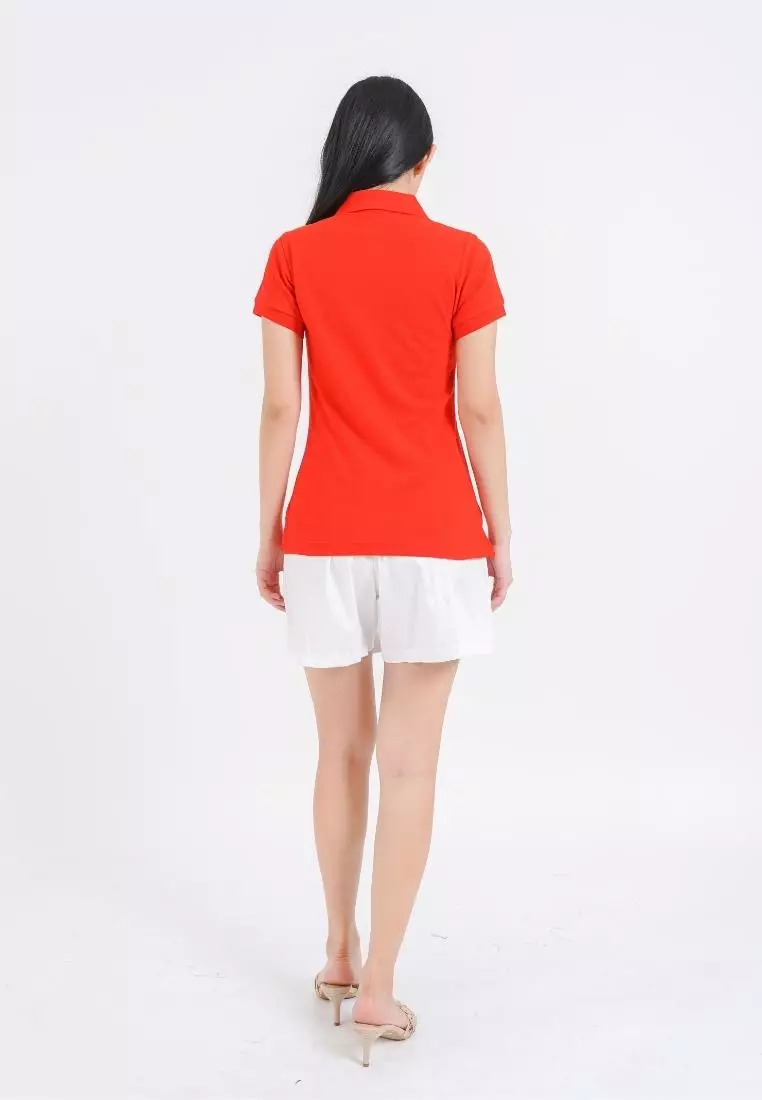 Zoey Polo Shirt Red