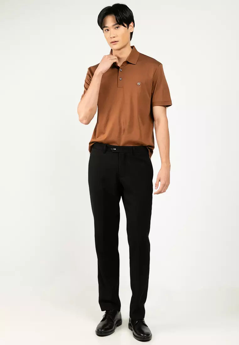 Double Monogram Mercerized Cotton Polo Shirt - BOSS Business