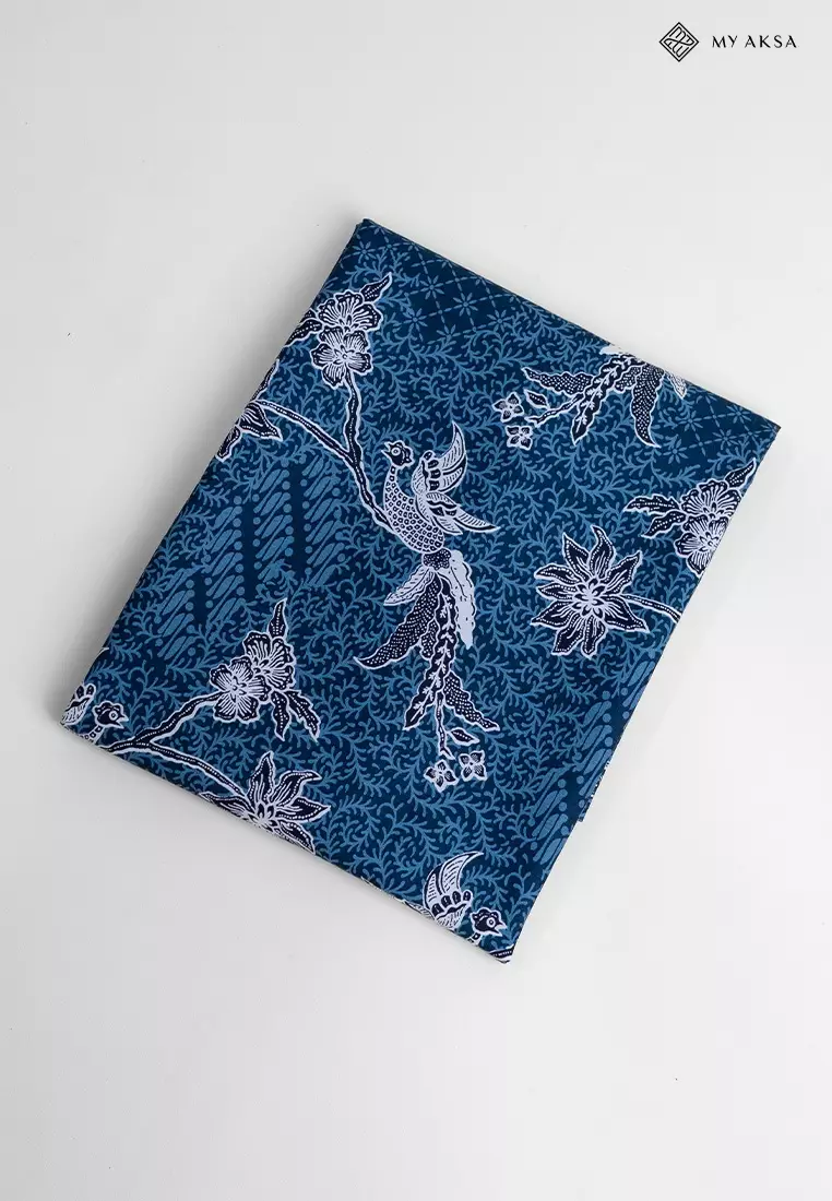 My Aksa Kain Batik Print Jeda Jenak Navy