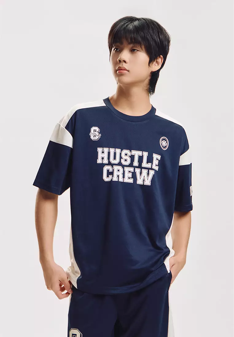 Hustle Crew Relaxed Fit Football Jersey