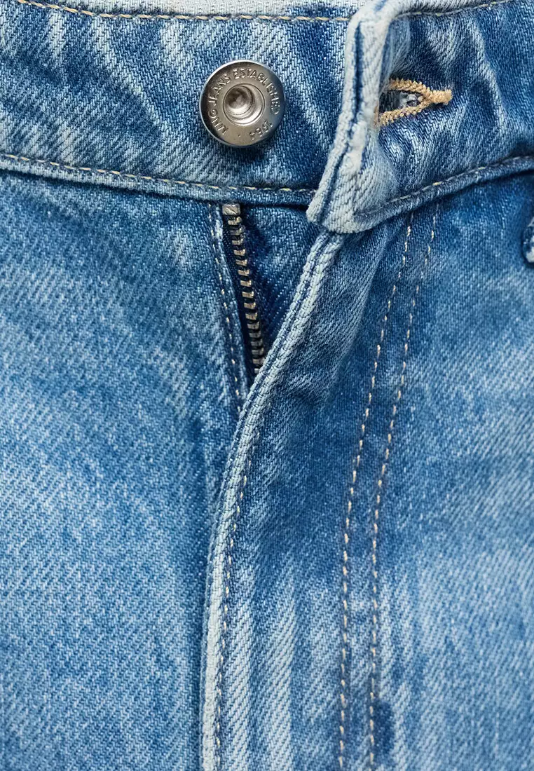 High Waist Straight Jeans