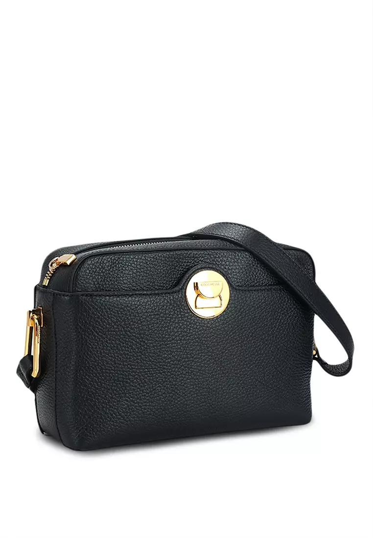 Buy Coccinelle Liya Crossbody Bag in Noir Noir 2024 Online