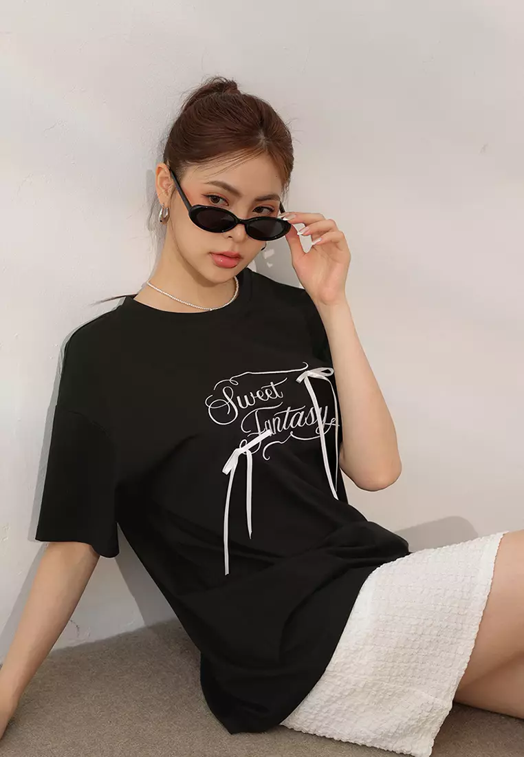 Ribbon Oversized Tee