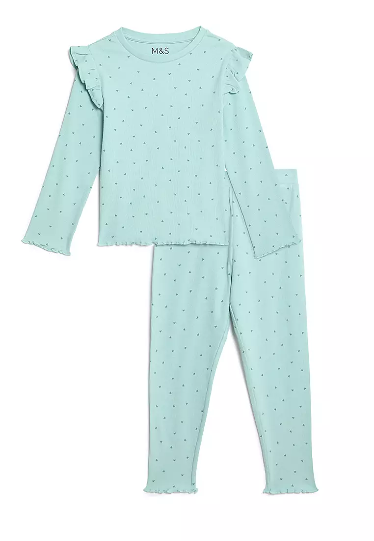 Marks and spencer heart pyjamas shop