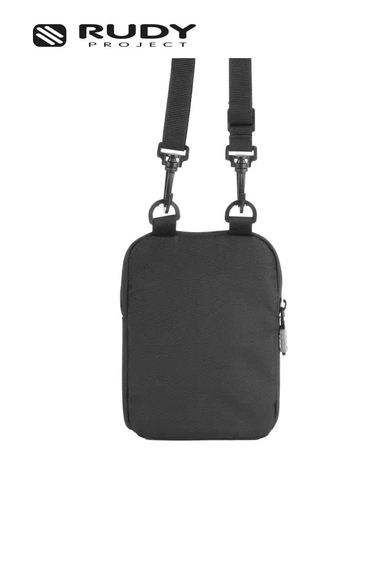 Atom Neck Wallet – Black | Lightweight Travel Pouch