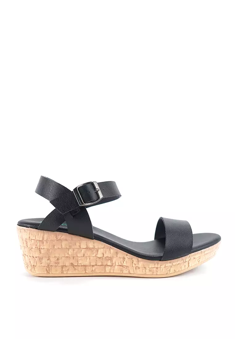 Wedge sandals online no ankle strap