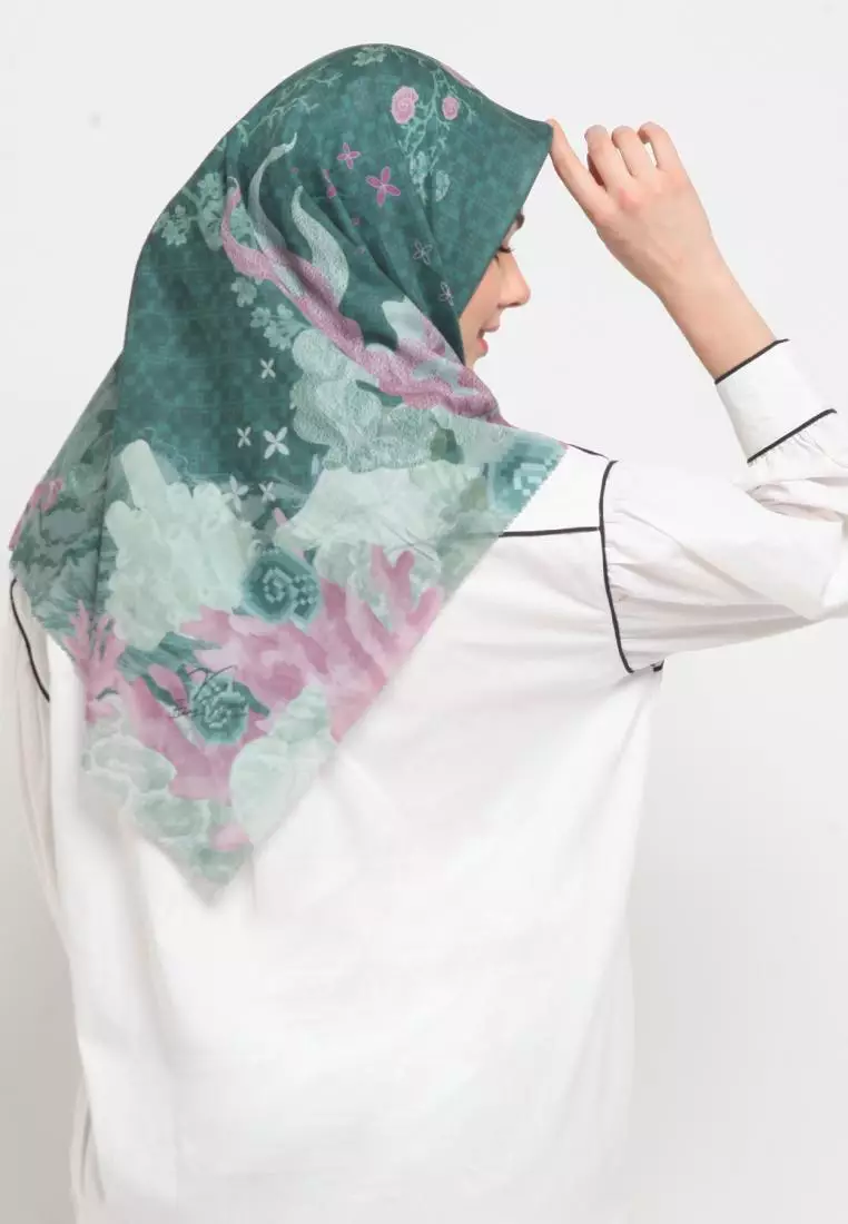 Premium Scarf Dandelion Seagreen