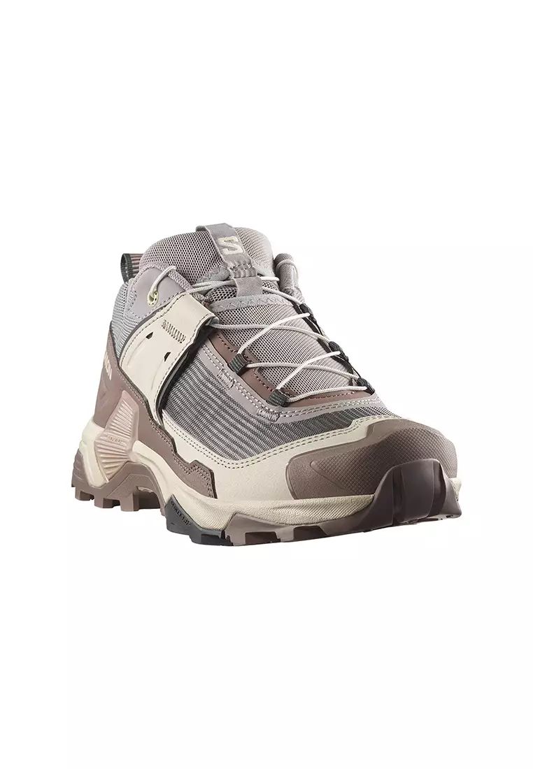 X ULTRA 5 MID GORE-TEX Women's Hiking Boots in Nine Iron / Gull / Soft Clay